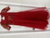 Picture of Red netted long frock