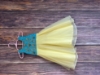 Picture of New Designer Yellow organza dress 1-2 years