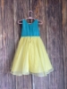 Picture of New Designer Yellow organza dress 1-2 years