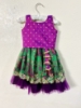 Picture of Designer Purple Green lehanga & blouse 12-18M