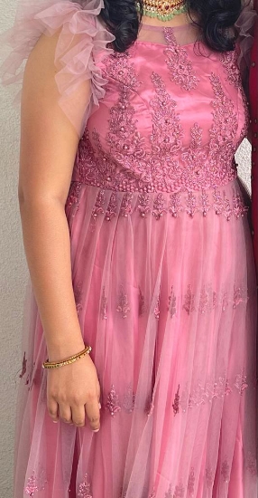 Picture of Pink embroidered Long Frock