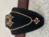 Picture of Jadau lotus necklace set