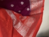Picture of Katan banarasi saree with maggam work blouse