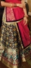 Picture of Pure Benaras pattu bridal lehenga with raw silk material zardosi  work blouse and dupatta