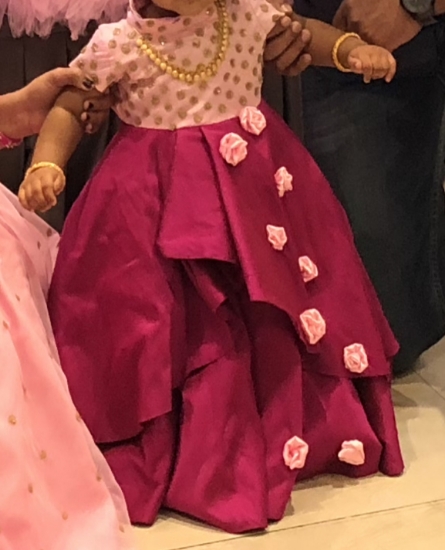 Picture of Rawsilk designer frock 1-2y