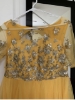 Picture of Yellow n pink ombre sequins long frock