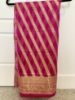 Picture of Hot pink lehariya  saree