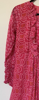 Picture of Hot pink with Bandhini print chinon dress