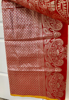 Picture of Red semi silk saree