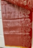 Picture of Red semi silk saree