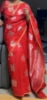 Picture of Red semi silk saree