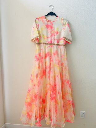 Picture of Tie and dye long frock
