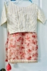 Picture of Classy off white floral organza saree