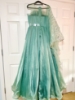Picture of Turquoise blue cocktail gown