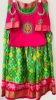 Picture of IKKAT pattu langa with maggam work blouse 8-9y