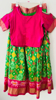 Picture of IKKAT pattu langa with maggam work blouse 8-9y