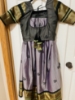 Picture of Lavender and black Paithani Soft silk with meenakari border lehenga set