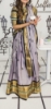 Picture of Lavender and black Paithani Soft silk with meenakari border lehenga set