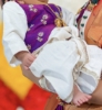 Picture of Pure raw silk sherwani dhoti Nehru jacket - 0-3Months