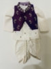 Picture of Pure raw silk sherwani dhoti Nehru jacket - 0-3Months