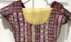 Picture of Light yellow organza tissue stripes saree with work blouse