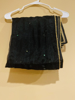 Picture of Black Cotton suit set with organza dupatta
