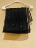Picture of Black Cotton suit set with organza dupatta