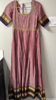 Picture of Dusky pink narayanpet long frock with maggam work