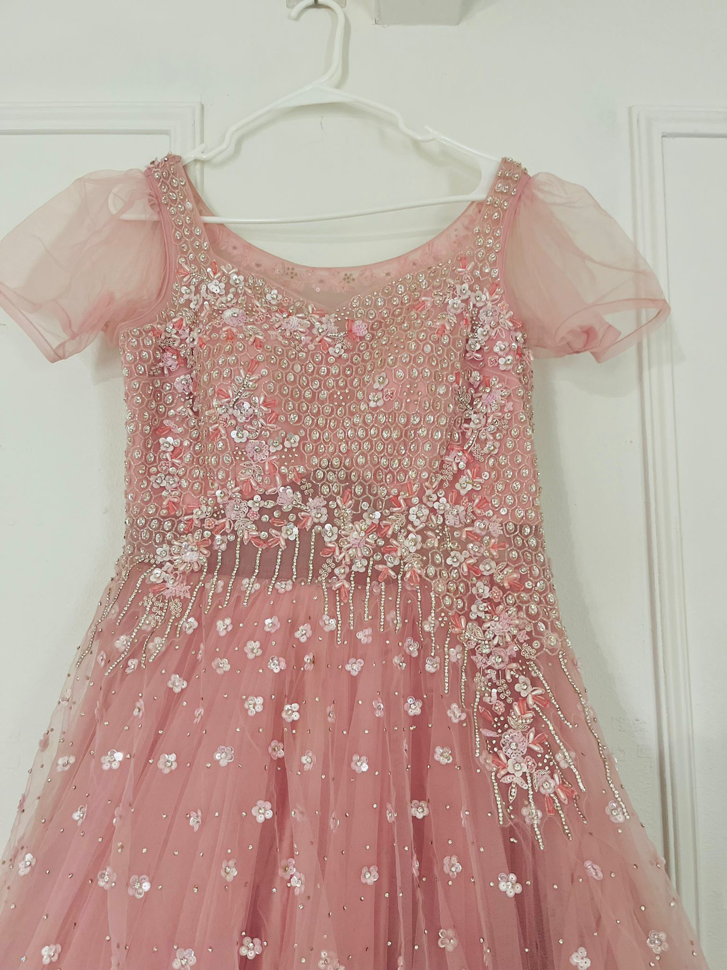 Babyhug Sleeveless Party Wear Gown - Pink