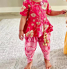 Picture of PL395 Never worn frocks with dhoti set 1-2Y