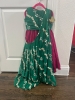 Picture of PL386 3-piece indo-western gotapatti lehenga 4-6Y