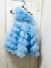 Picture of PL397 karamel baby ruffles gown 9-10Y