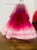 Picture of PL400 Janya's closet drape magenta designer gown 3-4Y