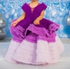 Picture of PL403 Janyas closet ombre layered gown 2-3Y