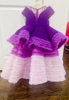 Picture of PL403 Janyas closet ombre layered gown 2-3Y