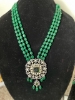 Picture of Green beads with beautiful Victorian Set