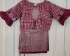 Picture of Combo sarees : Sea Green Zari weaving Brocade saree and Wine color Soft silk silver zari saree