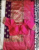 Picture of New Benaras saree with bandhini border