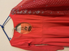 Picture of Georgette long frock with organza dupatta