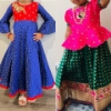 Picture of Combo Deal Alert --Embroidered long gown and lehenga set 2-3y