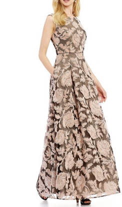 Picture of KARL LAGERFELD  Floral Embroidered Gown