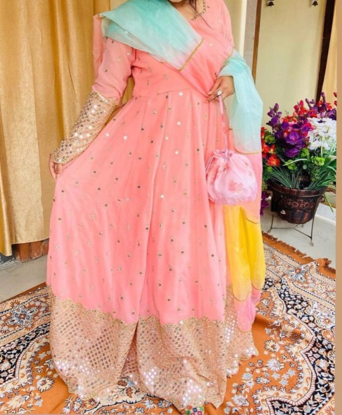 Picture of Peach long gown