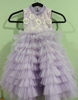 Picture of Lilac tiered dress for 1-2 yr old