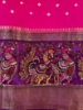 Picture of NEW Bandhini + Kalamkari pure silk saree