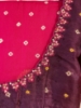 Picture of NEW Bandhini + Kalamkari pure silk saree