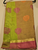 Picture of Yellow Fancy Silk saree and Chanderi Silk Saree