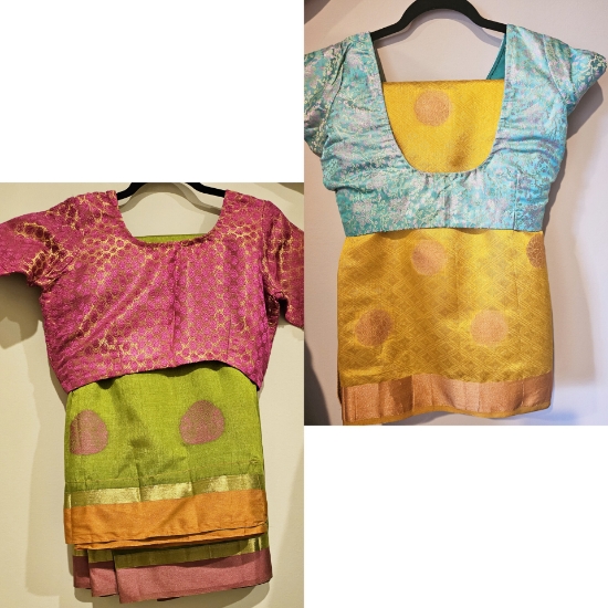 Picture of Yellow Fancy Silk saree and Chanderi Silk Saree