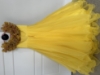 Picture of Yellow designer dress with ruffle yoke 6-8y