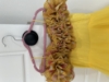 Picture of Yellow designer dress with ruffle yoke 6-8y