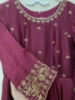 Picture of Chanderi Silk maggam work long Frock